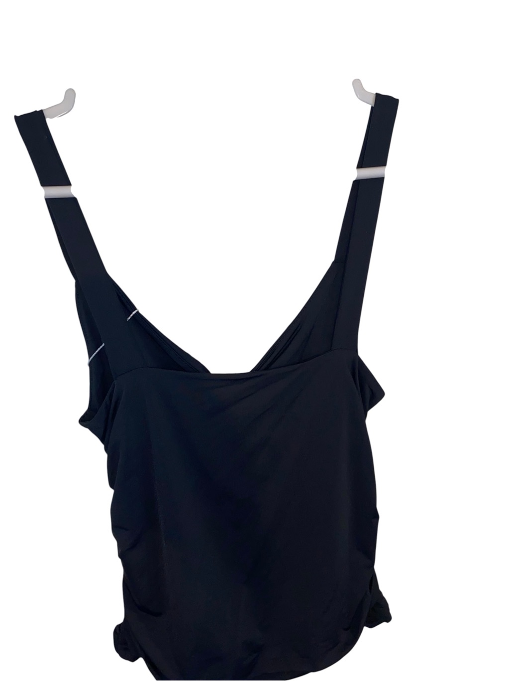 Ally Ruched Scoop Neck Active Wear Cami Tank Top Pickle Ball Running Sporty Gym — image 5 of 8